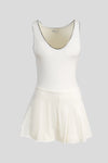 Piped Cut Tennis Dress