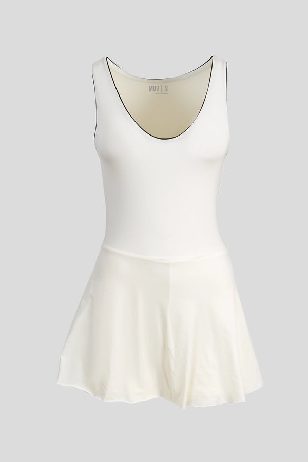 Piped Cut Tennis Dress