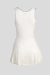 Piped Cut Tennis Dress