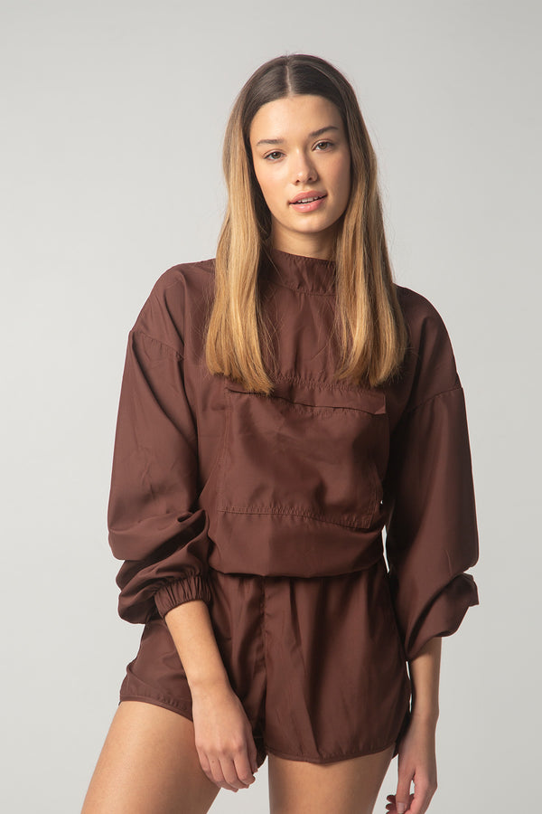 Windbreaker pullover